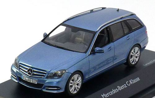 Модель 1:43 Mercedes-Benz C-class T Avantgarde (facelift) S204 - blue
