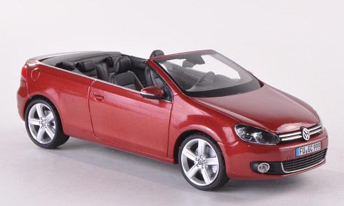 Модель 1:43 Volkswagen Golf VI Cabrio - red