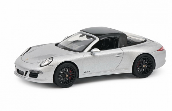 Porsche 911 (991) Targa 4 GTS 2015 - silver 7598 Модель 1:43