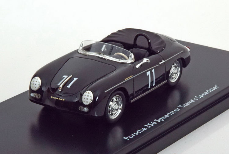Модель 1:43 Porsche 356 Speedster №71 (Steve McQueen) - black