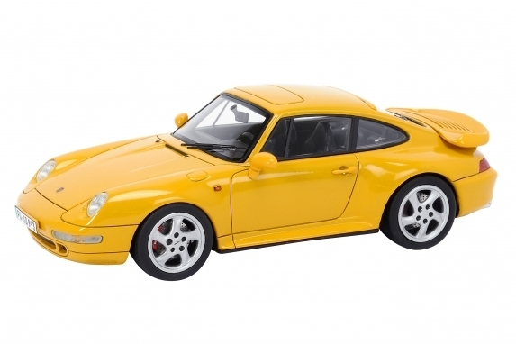 porsche 911 turbo - yellow 8876 Модель 1:43