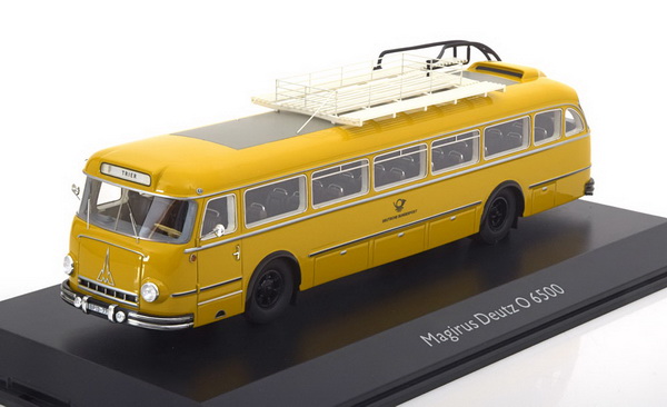 Magirus-Deutz O 6500 «Deutsche Bundespost» Bus - yellow 8935 Модель 1:43