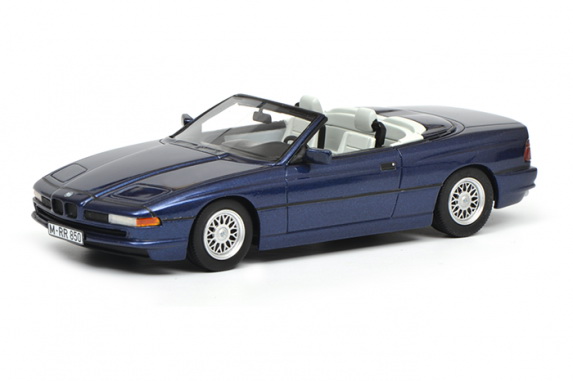 Модель 1:43 BMW 850 Ci Cabrio - blue (L.E.500pcs)