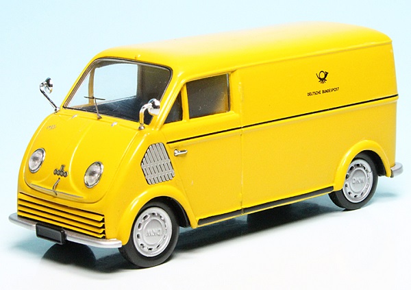 DKW Schnellaster Van "Deutsche Bundespost" post yellow 905001 Модель 1:43
