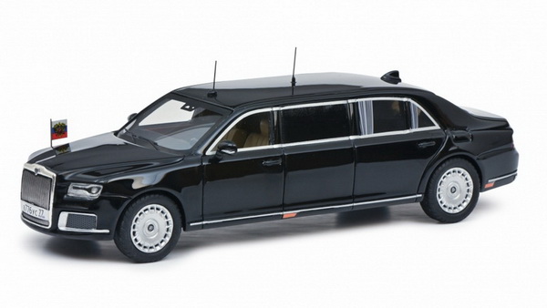 Модель 1:43 Aurus Senat Limousine - black (L.E.1000pcs)