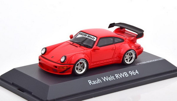 Модель 1:43 Porsche 911 (964) Rauh Welt RWB 964 - red (L.E.500pcs)