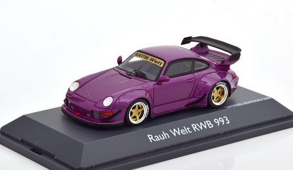 Модель 1:43 Porsche 911 (993) Rauh Welt RWB - violett (L.E.500pcs)