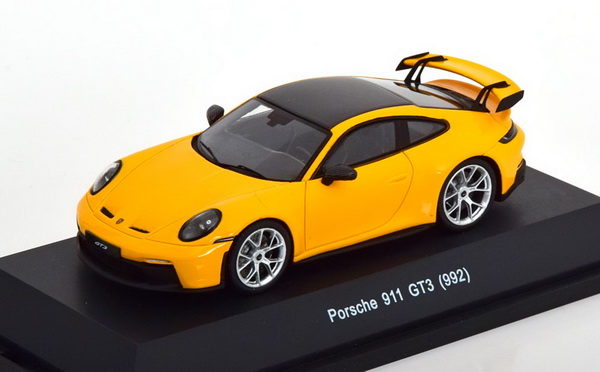 Porsche 911 (992) GT3 2021 - yellow 9192 Модель 1:43