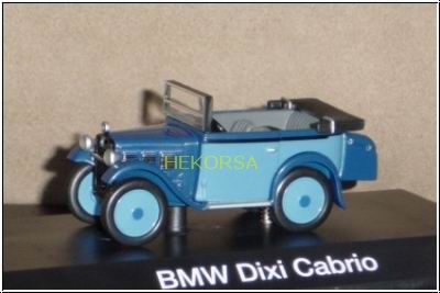 Модель 1:43 BMW Dixi Cabrio (3/15) - blau/blau