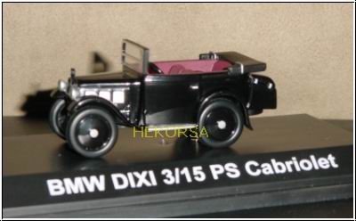 Модель 1:43 BMW Dixi Cabrio (3/15) - black