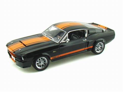 ford shelby gt500 super snake - black w/orange stripes SC187B Модель 1:18