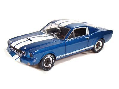 Модель 1:18 Shelby GT 350 R - blue met/white