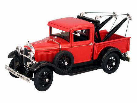 ford model a tow red SIG18116R Модель 1:18