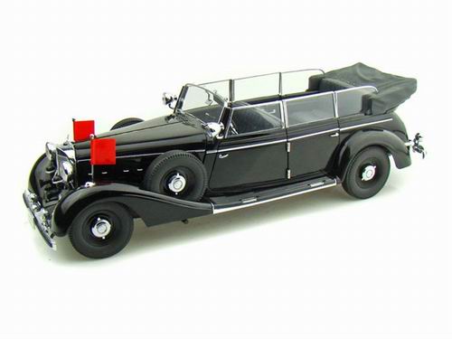 mercedes-benz 770k cabrio - black PM-18135-1 Модель 1:18