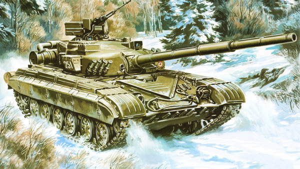 Т-64А Советский танк (kit) SK-203 Модель 1:35