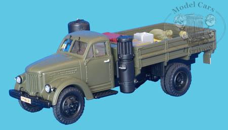 Модель 1:43 УралЗиС-354 газогенераторный с грузом в кузове / UralZiS 354 gas truck