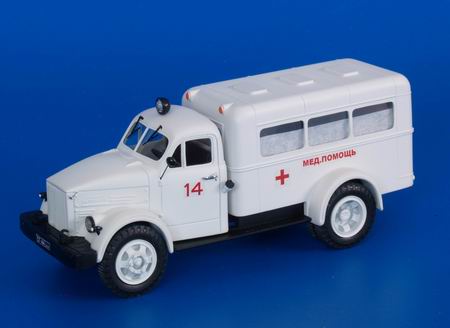 653 «Мед. Помощь» (шасси 51А) / -653 ambulance (51a chassis) SL044 Модель 1:43