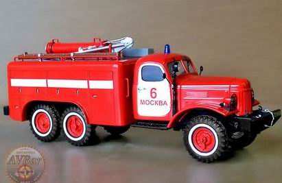 Модель 1:43 АТ-2 Автомобиль Технической службы (шасси ЗиЛ-157К) / AT-2 Fire Truck (ZiL-157K chassis)