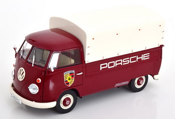 VW T1 Pritsche Porsche Service 1950 S1806707 Модель 1:18