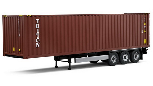 trailer container - 2021 S2400501 Модель 1:24