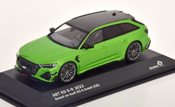 Модель 1:43 Audi ABT RS 6-R Avant - 2022 - greenmetallic black