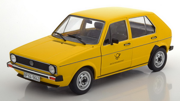 volkswagen golf «deutsche bundespost» - yellow S1800206 Модель 1:18