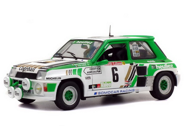 renault 5 turbo gr.b №6, rally de lozere 1985 serpaggi/legal S1801303 Модель 1:18