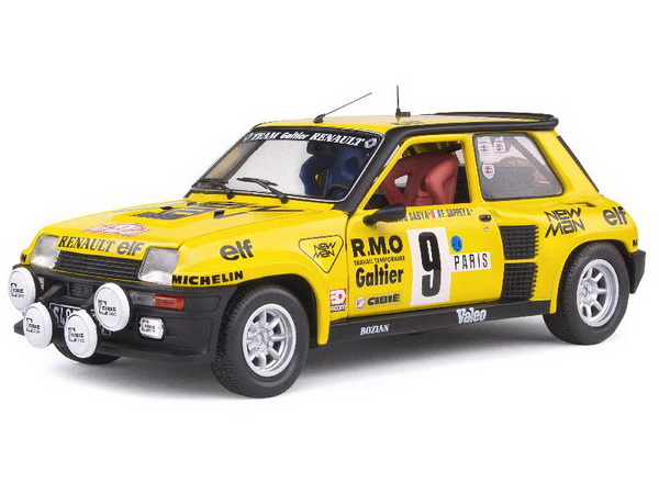 Модель 1:18 Renault R5 Turbo №9 «New Man» Rallye Monte-Carlo (Bruno Saby - F.Sappey)