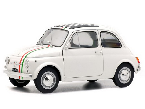 fiat 500 l italia - white S1801403 Модель 1:18