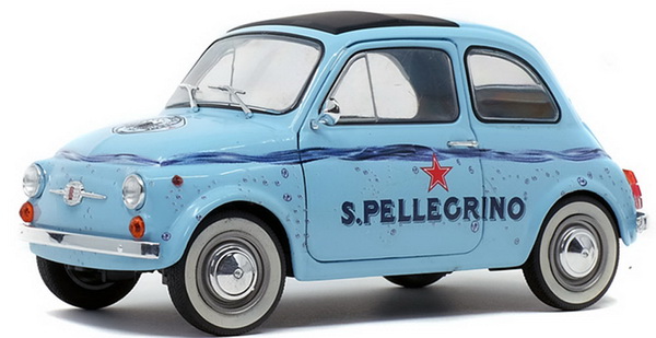 Модель 1:18 FIAT 500 San Pellegrino - blue