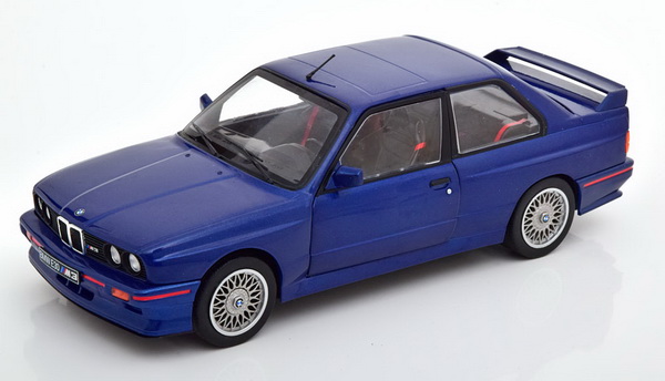 bmw m3 (e30) coupe 1990 - blue S1801509 Модель 1:18