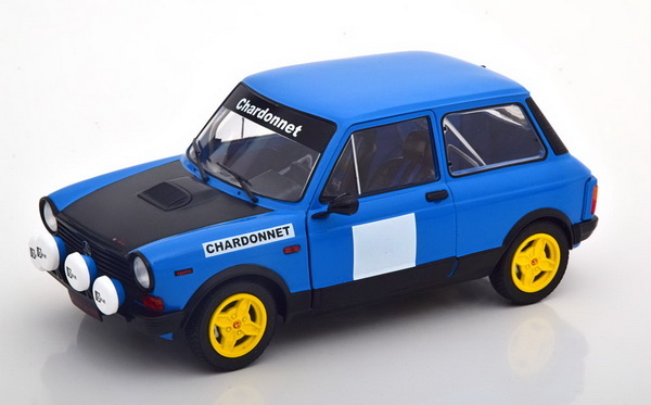 autobianchi a112 abarth chardonnet 1980 - blue S1803801 Модель 1:18