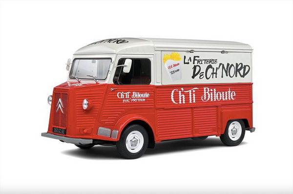 Модель 1:18 Citroën HY Food Truck Friterie 1969 Ch'tie Biloute!