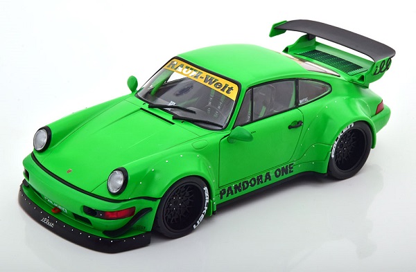 Модель 1:18 Porsche 911 (964) RWB Rauh Welt Pandora One - green