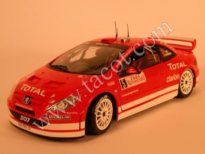 Модель 1:18 Peugeot 307 WRC №5 Monte-Carlo (Marcus Gronholm)