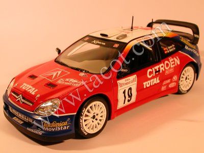 Модель 1:18 Citroen Xsara WRC №19 Rallye Monte-Carlo (Carlos Sainz - Marc Marti)