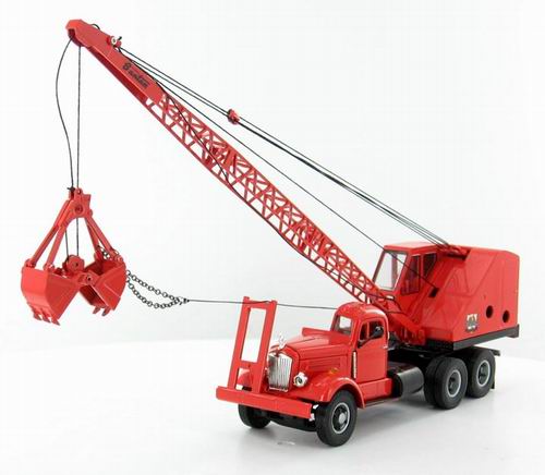 white wc22 truck - schield bantam crane CUST-1052 Модель 1:50