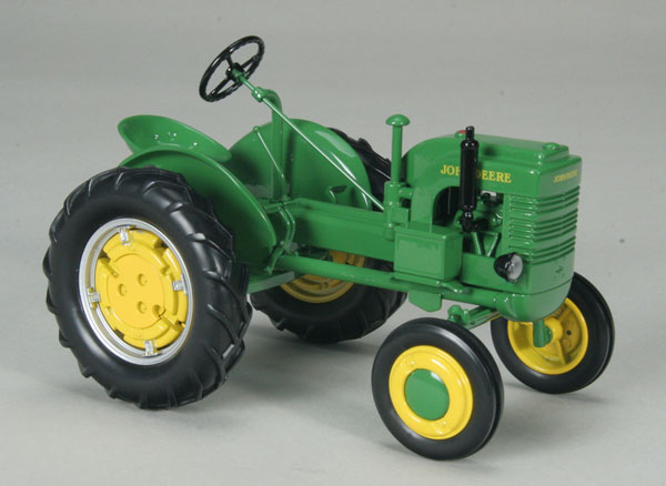 john deere model "la" tractor with wheel weights JDM248 Модель 1:16