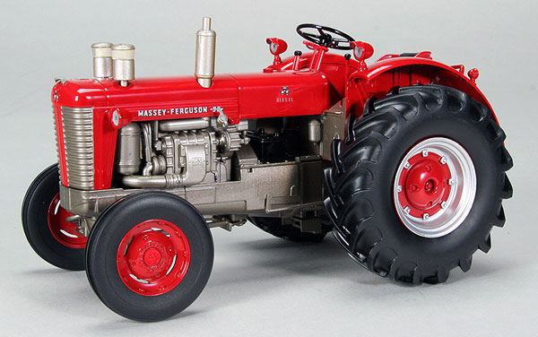 massey ferguson 98 gm diesel tractor w/front headlights SCT459 Модель 1:16