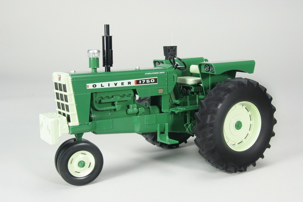 oliver 1750 gas narrow front tractor w/ radio front weight SCT510 Модель 1:16