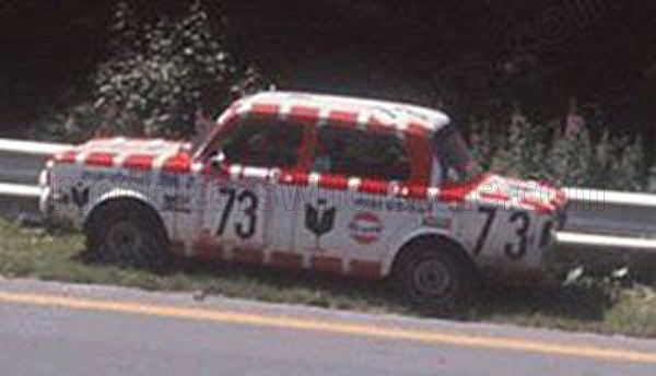 simca - 1000 rally2 team marabout racing n 73 24h spa 1974 jean marie herman - robert lambert 100SPA06 Модель 1:43