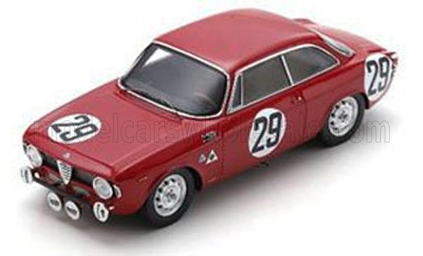 Модель 1:43 Alfa Romeo - Giulia GTA 1600 Team Autodelta SPA N 32 24h SPA 1966 Jean Pierre Gaban - Pedro