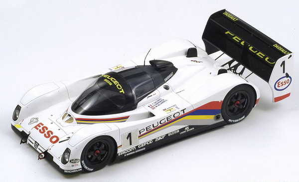Peugeot 905 Winner 24h Le Mans 1992 Warwick/Dalmas/Blundell 18LM92 Модель 1:18