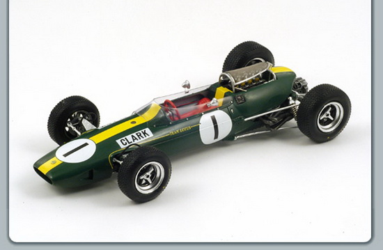 Модель 1:18 Lotus 33 №1 Winner German GP World Champion (Jim Clark)