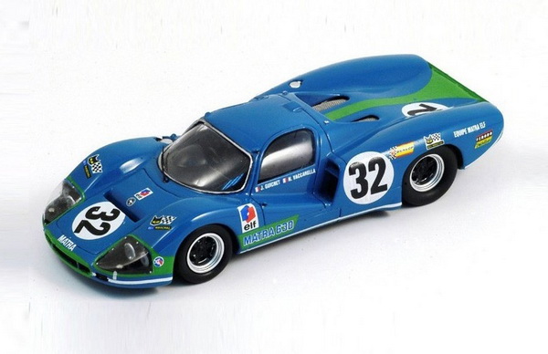 Модель 1:18 Matra-Simca MS 630 №32 5th Le Mans (Jean Guichet - Nino Vaccarella)