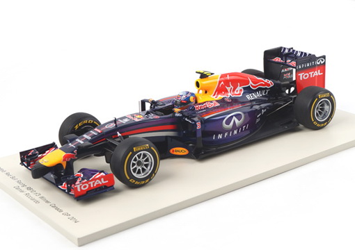 Модель 1:18 Infiniti Red Bull Racing Renault RB10 №3 3rd Monaco GP (Daniel Ricciardo)