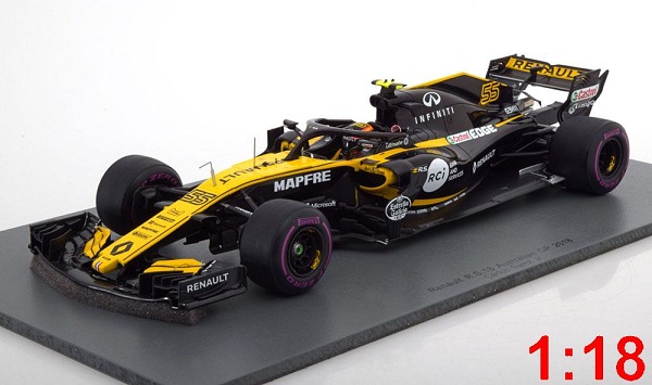 Renault R.S.18 №55 GP Australian GP (Carlos Sainz Jr.) 18S345 Модель 1:18