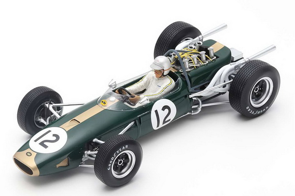 Brabham BT19 World Champion GP France 1966 Brabham 18S505 Модель 1:18