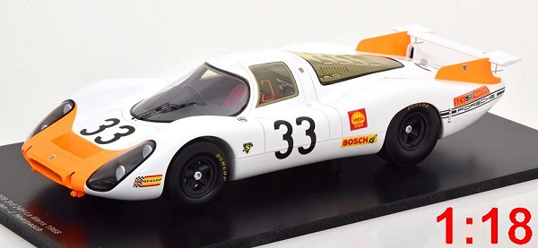 Porsche 908/8 №33 24h Le Mans (Rolf Stommelen - Neerpasch) 18S518 Модель 1:18