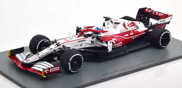 Модель 1:18 Alfa Romeo Racing ORLEN C41 №7 Final Race - Abu Dhabi GP (Kimi Räikkönen)